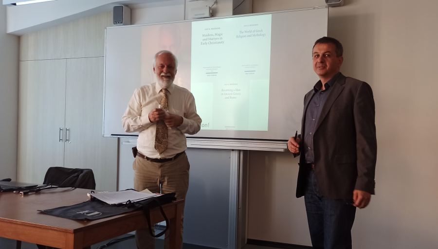 Prof. Jan Bremmer a dr. Jan Roskovec